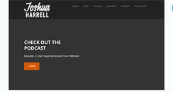 Desktop Screenshot of joshuaharrell.com